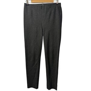 J.Jill Slim Leg Ponte Pants XS Gray 60% Viscose Womens knit legging
